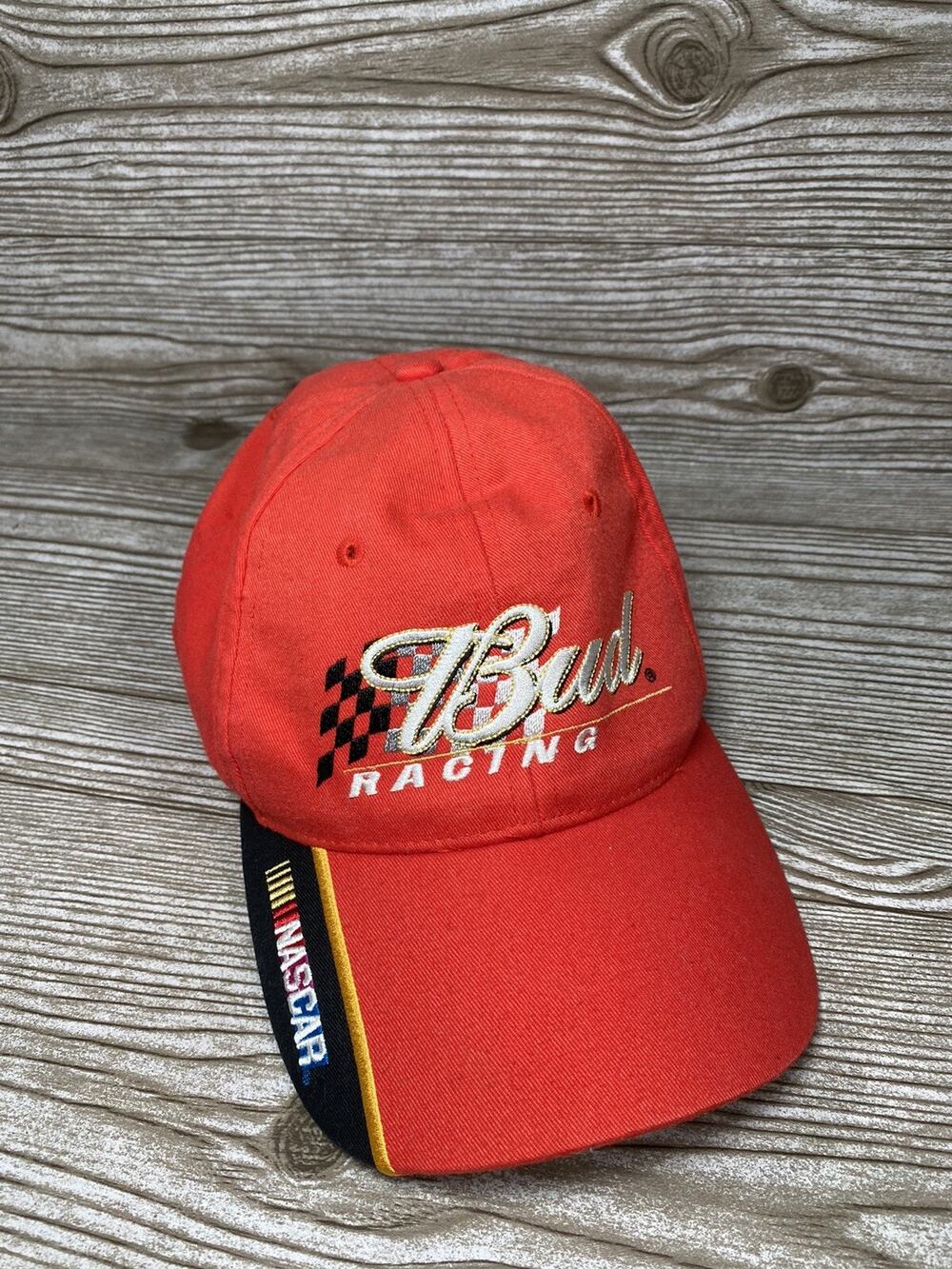 Vintage Dale Earnhardt Jr Bud Racing Cap/Hat Adjustable Snap Back Bud NASCAR